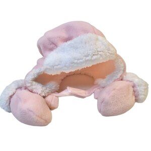 Baby Pink Trapper Winter Hat With Mittens 0-6 Months By The Childrens Place